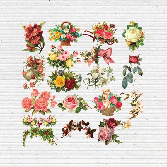 Vintage Flowers Cliparts Images In PNG Transparent Background Digital Graphics For Scrapbooking Cardmaking And Party Printables From ConceptitudeStore On Vintage Flowers Cliparts Images In PNG Transparent Background Digital Graphics For Scrapbooking Cardmaking And Party Printables From ConceptitudeStore On