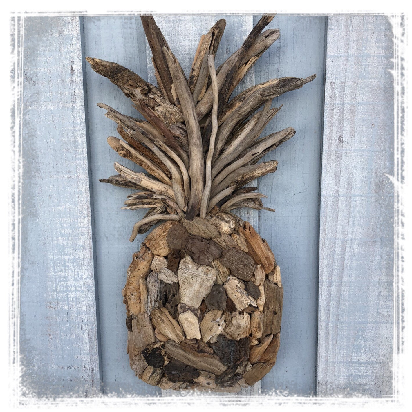 Driftwood Sea Turtle Coastal Wall Decor