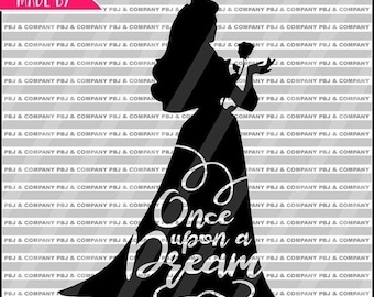 ON SALE Once upon a dream, Quote DIY Cutting File - Svg, Png, dxf, pdf Files - Silhouette Cameo/Cricut