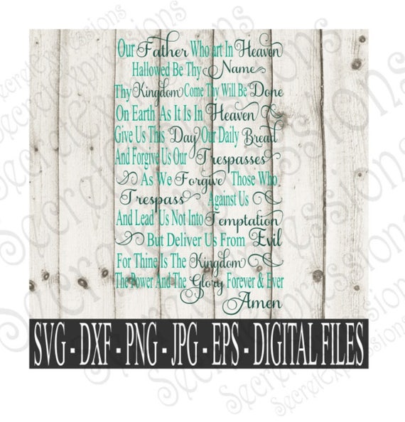 Free Free 282 Our Father Prayer Svg SVG PNG EPS DXF File