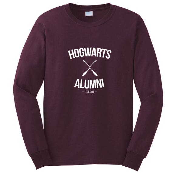 hogwarts alumni long sleeve shirt