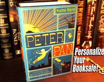 Peter Pan Book Lover Gift Book Box Secret Box Gift for Girlfriend Personalized Girlfriend Gift Personalized Jewelry Box Kids Gifts for Kids