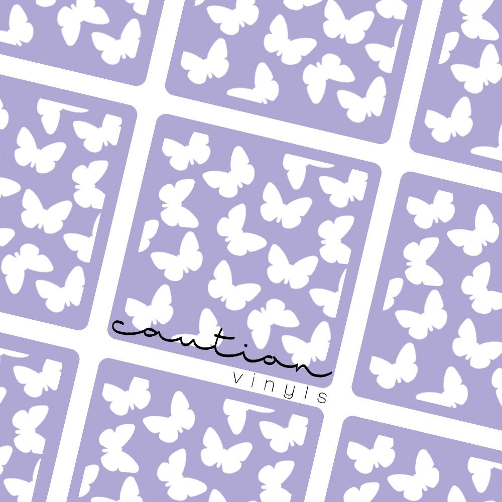 Butterfly Nail Vinyl Nail Stencil for Nail Art