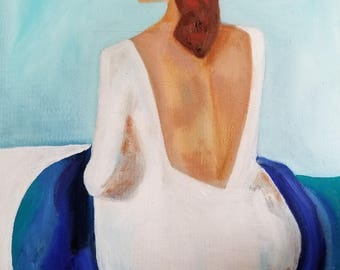 Bathing Beauty - Oil Painting on Canvas