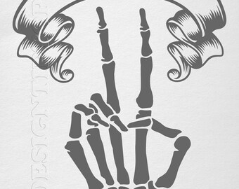 Download Skeleton hand svg | Etsy