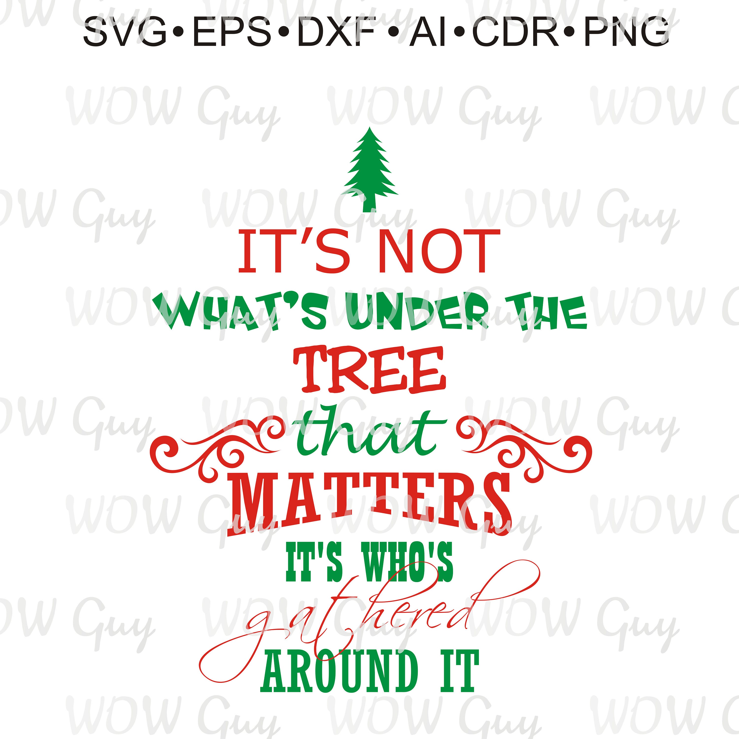 It's Not What's Under The Tree Matters It's Who's Gathered Around It ...