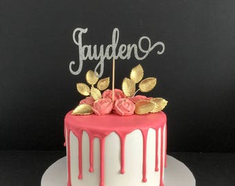 Any Name! Cake Topper, Custom Name Cake Topper, Custom Cake Topper, Personalized Name Cake Topper, Birthday Cake Topper