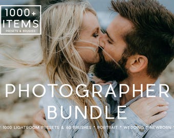 Lightroom Bundle Professional Photo Editing Lightroom Presets & Lightroom Brushes for Portraits, Weddings and Newborns by LouMarksPhoto