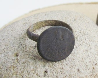 antique ring rare ring rusty ring old ring ancient rare patina antique finds archaeological dig unique gorgeous primitive ring antique jewel