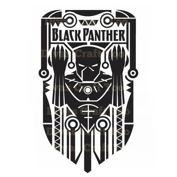 Download Marvel Black Panther Tribal svg