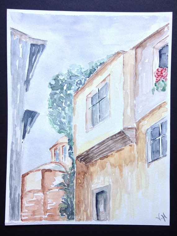 Watercolor Painting / Handmade / Gift / Wall Hanging / Home