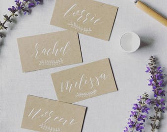 Kraft Printable Place Cards