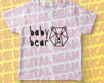 baby bear svg, kid svg, svg for cricut silhouette, toddler svg, Family svg, sister brother svg, geometric svg, mama bear svg, animal