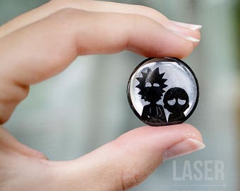 Rick and Morty metal pins / Pickle Rick pin / Evil Morty /the bad Morty / Rick and Morty / Rick and Morty buttons