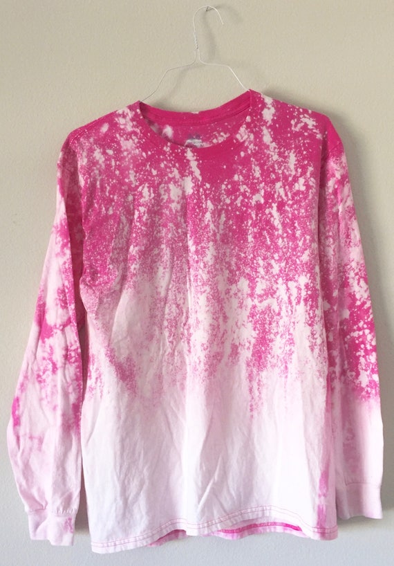 washed pink shirt