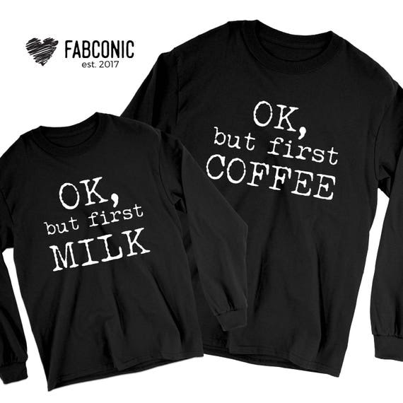 ok but first coffee sweatshirt