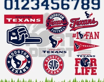 HOUSTON TEXANS Files, Houston Texans svg, Texans Emblem, Football Cutting Files, Layered Vectors, 6 Formats Included - MSD-24