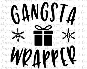 Download Gangsta wrapper svg | Etsy