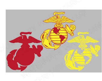 Marines logo | Etsy
