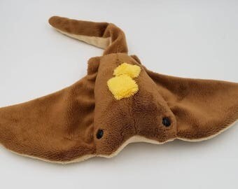 manta ray pancake plush