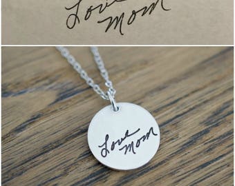 Handwriting jewelry | Etsy