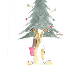Heather a local artist 5" x 5" pack of Christmas cards pack of 5 - 1 of each design
