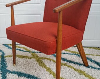 Mid Century Modern Accent Chair Danish Style