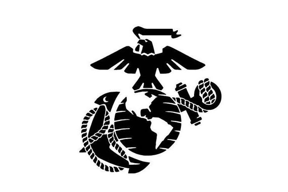 Marine Corps Decal Eagle Globe Anchor EGA Marines Vehicle