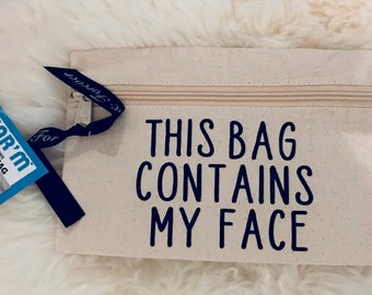 Funny makeup bag | Etsy