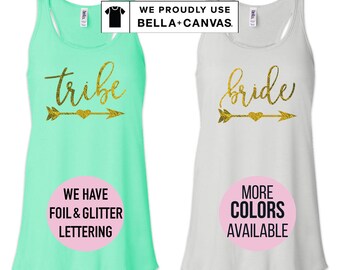 Bridesmaid Shirts, Bachelorette Party Shirts, Bridesmaid Gift, Bride Shirt, Team Bride Shirts, Bridal Party Shirts, Bride Tanks, Bridesmaid