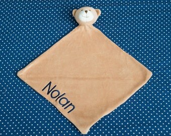 Monogrammed Lovey | Baby Animal Lovey Blanket | Personalized Lovey | Monogrammed Lovie | Baby Animal Lovie | Baby Gift | Gifts under 30