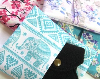 Pad Wrapper, cloth pad wrapper, pad wet bag, small wet bag