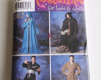 Jedi Robe, Grim Reaper, Adult & Teen Sizes, Simplicity 5840 - Uncut