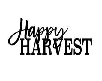 Happy Harvest SVG