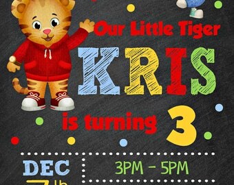 Daniel tiger invite | Etsy