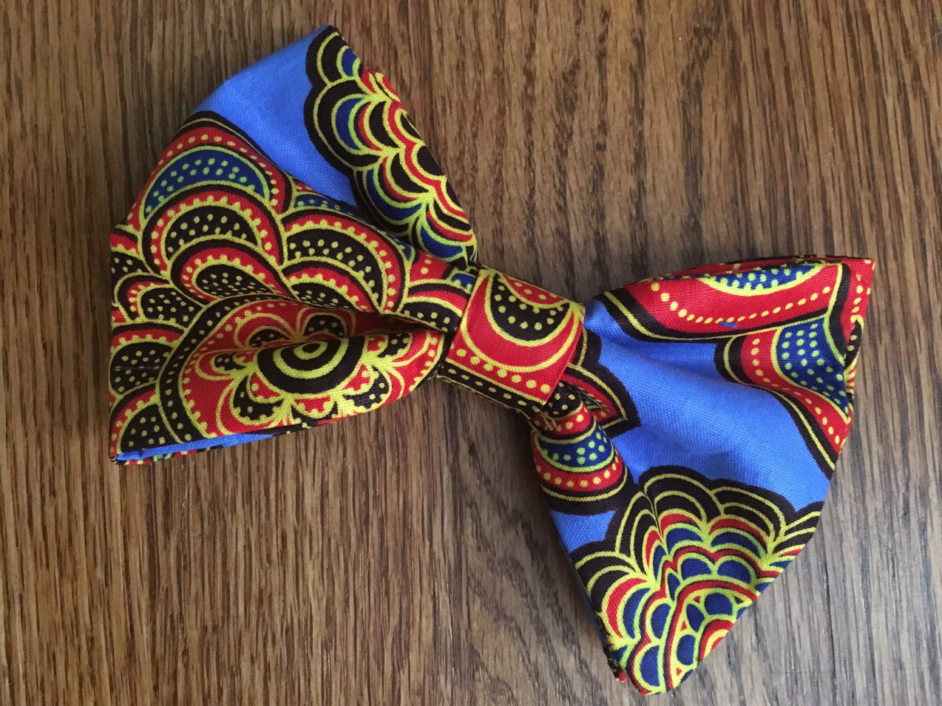 African Print/Ankara Bow Tie with Adjustable Neck Band