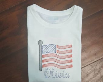 American flag patriotic shirt