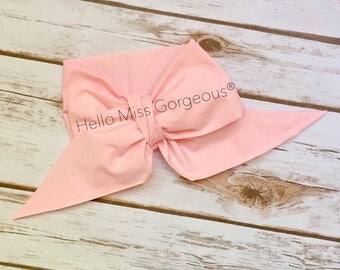 PINK Gorgeous Wrap- headwrap; fabric head wrap; pink head wrap; boho; newborn headband; baby headband; toddler headband