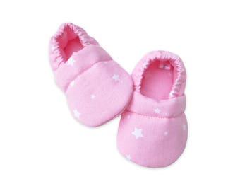 chausson bebe rose