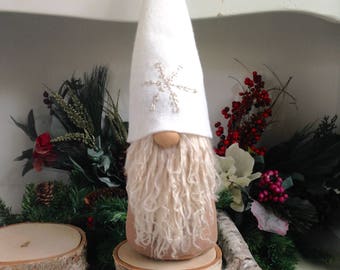 Swedish Gnome- Scandinavian Tomte - Winter Gnome- Large