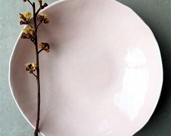 Ceramic bowl - Earthenware bowl - Pottery bowl - Serving bowl - Pink bowl - Side bowl