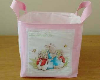 Beatrix potter fabric storage box