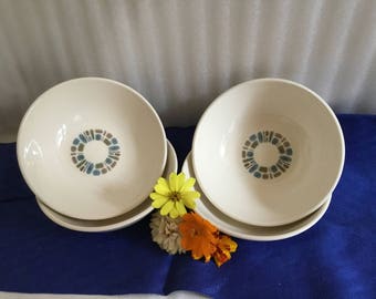 4 Small Temporama by Canonsburg Bowls