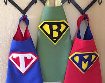 Kids - Cotton/Poly & Satin Personslized SuperHero Capes