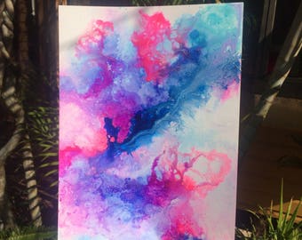 Original mixed media artwork "dreamscape"