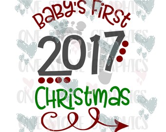 Baby's first Christmas svg,eps,dxf,jpeg,Baby svg,Christmas svg,ornament svg, baby feet svg,baby's first Christmas svg file,Christmas,baby