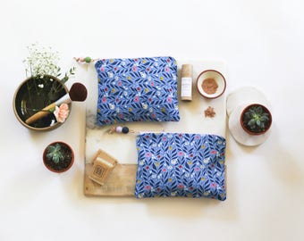 Floral Makeup Bag / Cosmetic Bag / Purse Organizer / Coin Purse / Skincare Kit / Birthday Gift / Annabelle Taylor Co / Portland OR