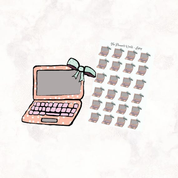 Laptop sticker planner stickers lap top stickers study