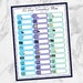 Daily Tabs: School Activities / Homeschool Stickers, Happy Planner, Erin Condren, Doki, Personal, A5, and any other size planners