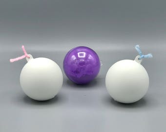 3 Golf Ball Gender Reveal Combo Pack Pink, Blue, and Practice Ball